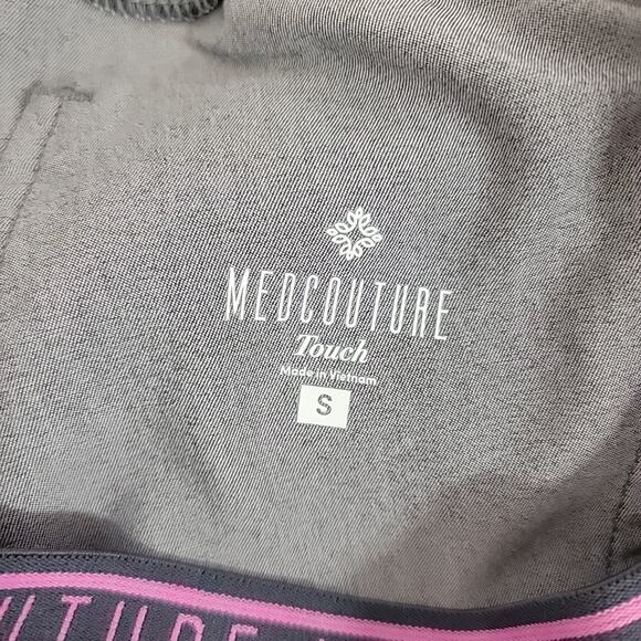 Med Couture Touch Scrub Pants Women’s Small NWT Gray Elastic Waist Pockets - Picture 8 of 10